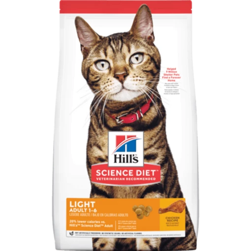 Hills Science Diet Feline Adult Light 7kg -pet sale shop 0052742004921 12 35116.1690604735