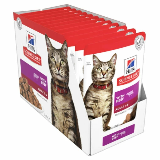 Hills Science Diet Feline Adult Beef 85g X 12 -pet sale shop 0052742023908 10138.1690604729