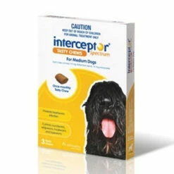 Interceptor Spectrum Tasty Chews For Medium Dogs Yellow 3's