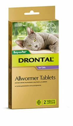 Bayer Drontal Cat 4kg Tablets (2 Pack)