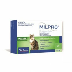 Virbac Milpro Allwormer Cats >2kg 2's