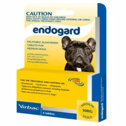 Virbac Endogard Tablets For Medium Dogs Up To 10kg 4's
