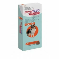 Bravecto Dog 1 Month Chew Small (>4.5kg - 10kg) 100mg Orange