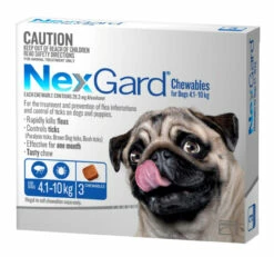NexGard 3-Pack For Dogs 4.1 - 10kg
